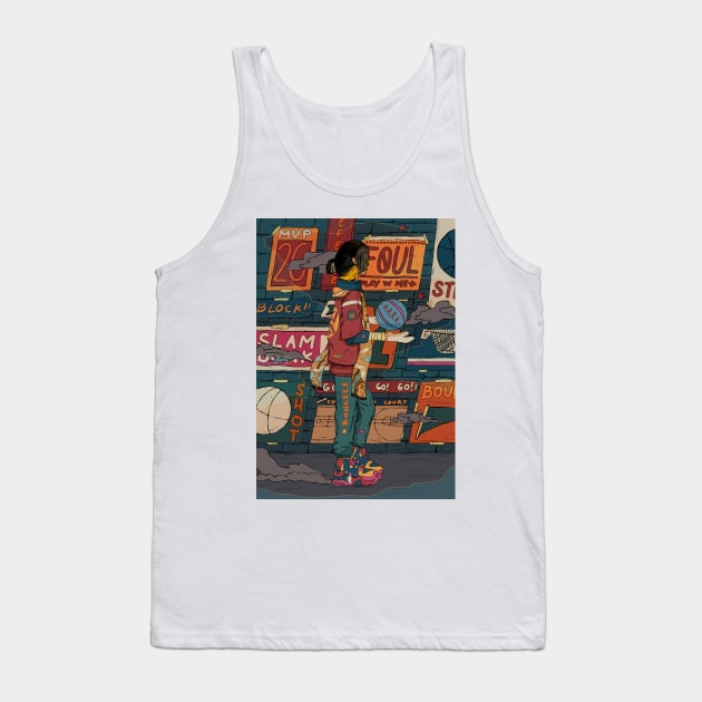 the varsity Tank Top by haranikala